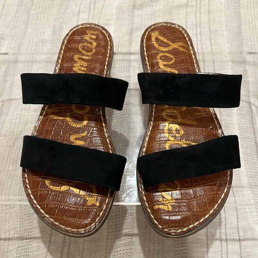 3 pairs of sandals, sz 7. Good condition. Franco Sarto, Sam Edelman, Caslon - Picture 1 of 5